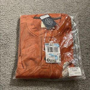 Orange Men's St. John’s Bay Thermal Shirt